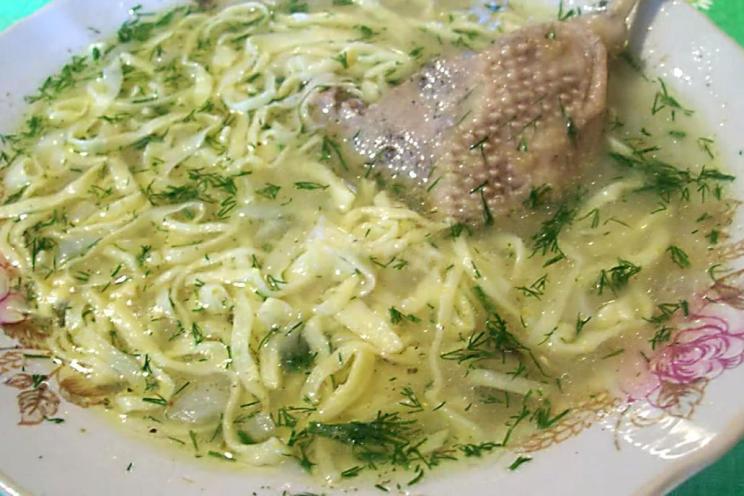 Aromatic Duck Noodle Soup with Fresh Herbs