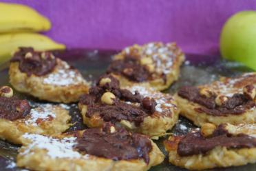 Holiday Apple-Banana Pancakes