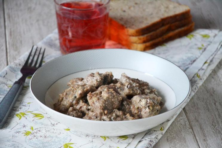 Creamy Stewed Liver Delight Creamy Stewed Liver Delight