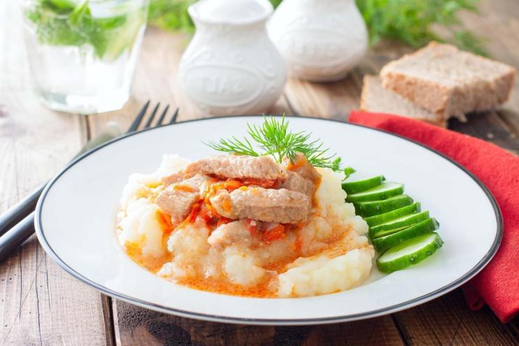 Slow Cooker Pork with Savory Gravy