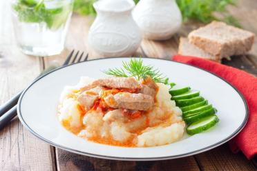 Slow Cooker Pork with Savory Gravy