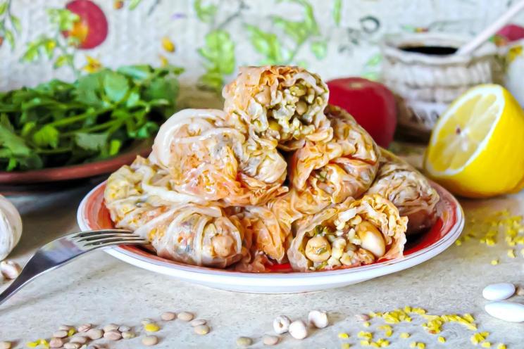 Armenian Lentil-Stuffed Dolma