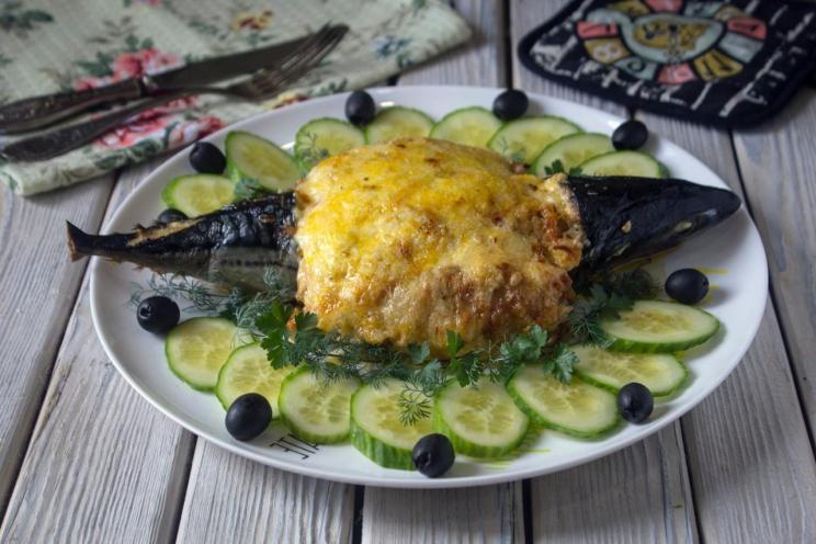 Oven-Baked Stuffed Mackerel Delight Oven-Baked Stuffed Mackerel Delight