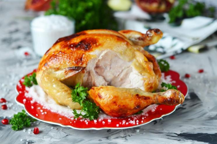 Oven-Baked Crispy Salted Whole Chicken Oven-Baked Crispy Salted Whole Chicken