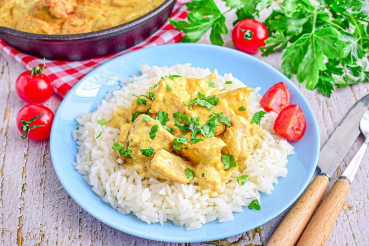 Quick & Tasty Chicken Curry with Rice