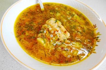 Slow Cooker Buckwheat Chicken Soup