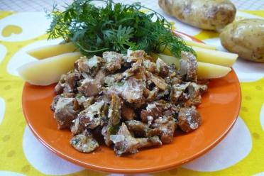 Oven-Baked Chanterelle Mushrooms