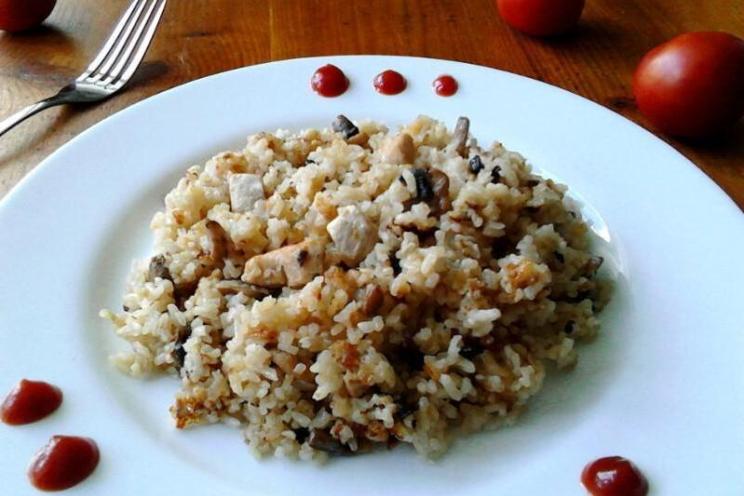 Slow Cooker Chicken and Mushroom Risotto Slow Cooker Chicken and Mushroom Risotto