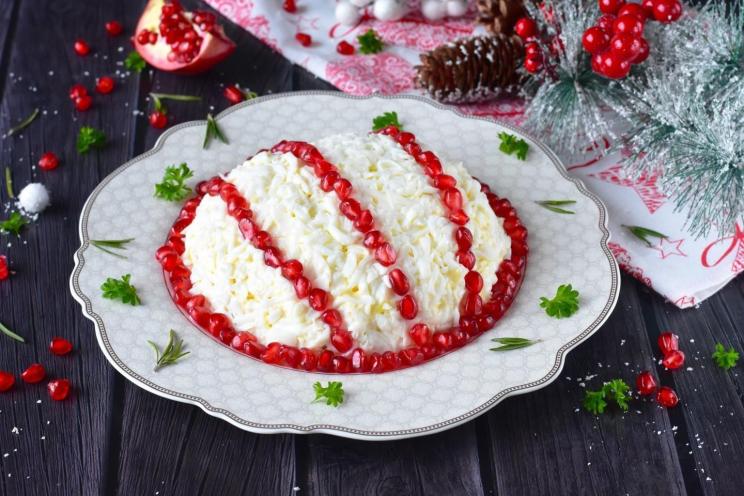 Festive Snow Bead Chicken Salad Festive Snow Bead Chicken Salad