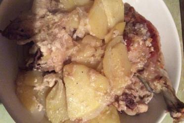 Oven-Roasted Chicken and Potatoes