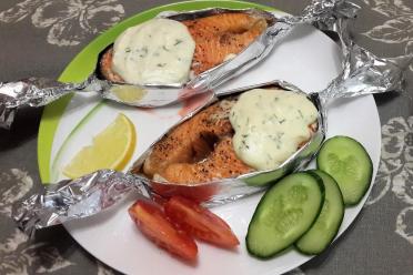 Creamy Salmon Boats