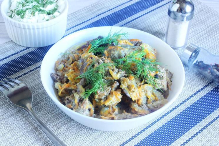 Creamy Slow Cooker Chicken Liver