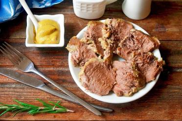 Tender and Juicy Boiled Pork Tongue