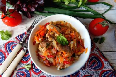 Chicken & Veggies in Soy Sauce