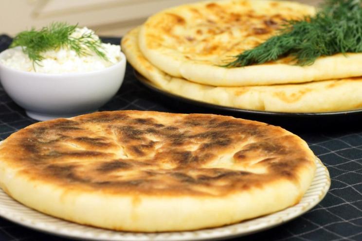 Cheesy Dill Flatbread Snack