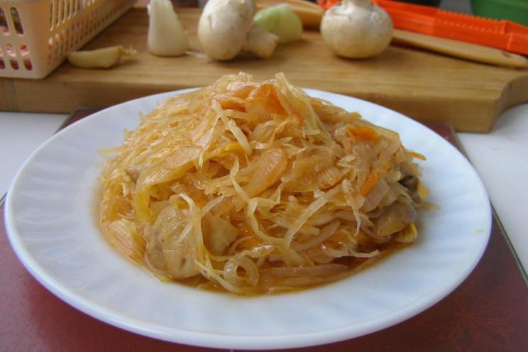 Slow Cooker Cabbage and Mushrooms Slow Cooker Cabbage and Mushrooms