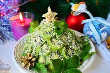 Festive Fruit Tree Salad
