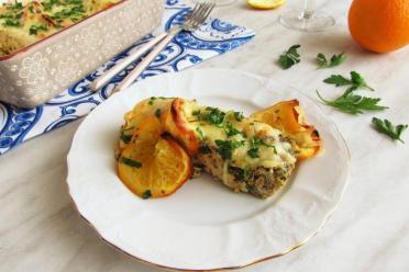 Chicken Fillet with Orange Cheese Crust