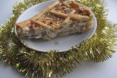 Cheesy Mushroom Curd Pie