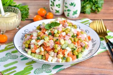 Pea and Sausage Salad Delight