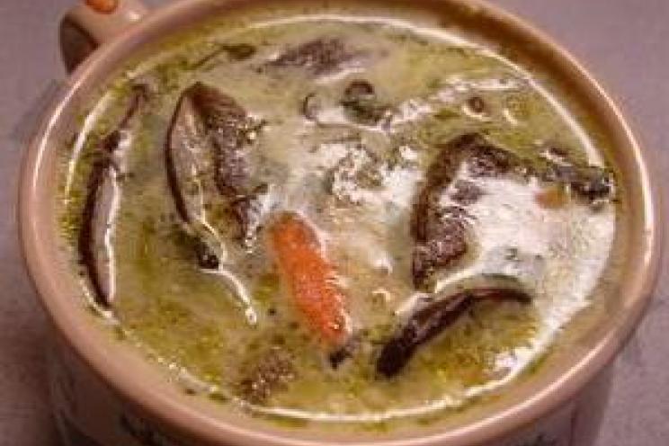 Cheesy Dried Mushroom Soup Cheesy Dried Mushroom Soup