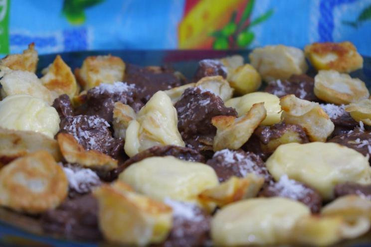 Fruit Delight with Chocolate & Cheese