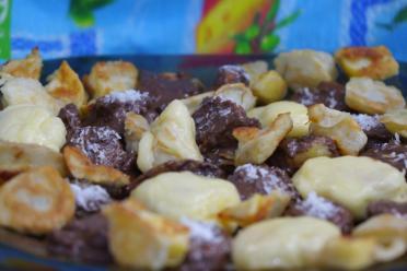 Fruit Delight with Chocolate & Cheese
