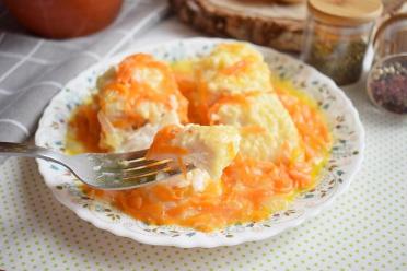 Tender Fish Stew with Carrots and Onions
