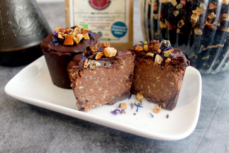 No-Bake Rum Cookie Brownies