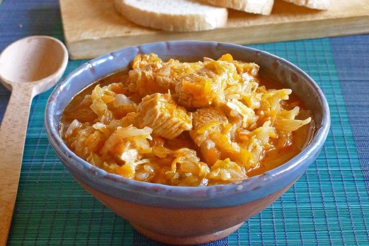 Chicken and Carrot Cabbage Stew