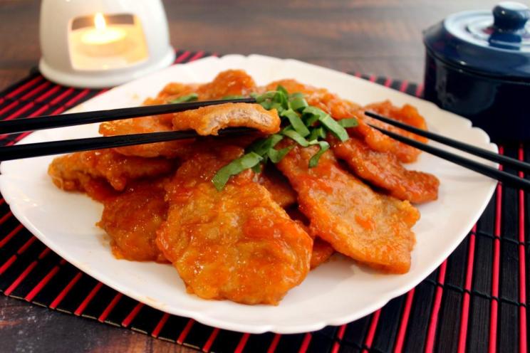 Sweet and Sour Chinese Fried Pork (Gubajou)