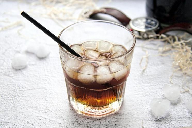 Classic Black Russian Cocktail