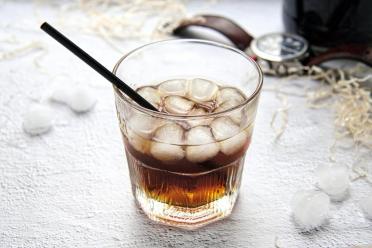 Classic Black Russian Cocktail