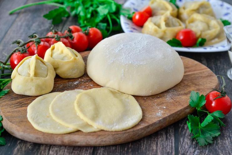 Soft and Elastic Manti Dough with Egg Soft and Elastic Manti Dough with Egg