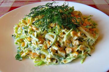 Crispy Cabbage and Corn Salad