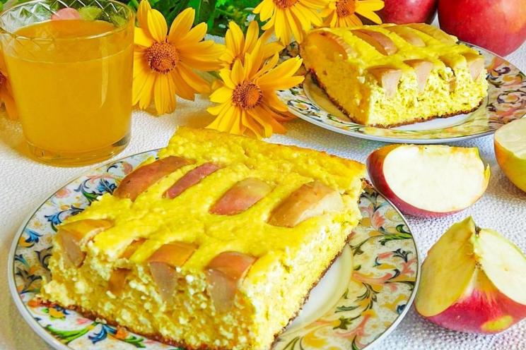 Baked Apple Cottage Cheese Casserole