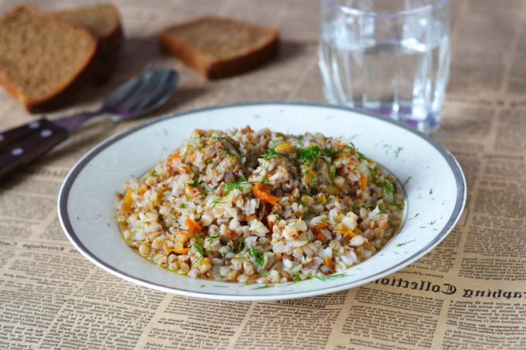 Quick and Tasty Buckwheat Stew Porridge