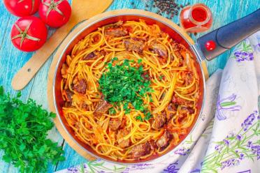 Easy One-Pan Vermicelli with Meat