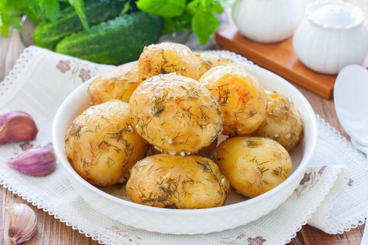 Oven-Baked Whole Potatoes in a Sleeve Oven-Baked Whole Potatoes in a Sleeve