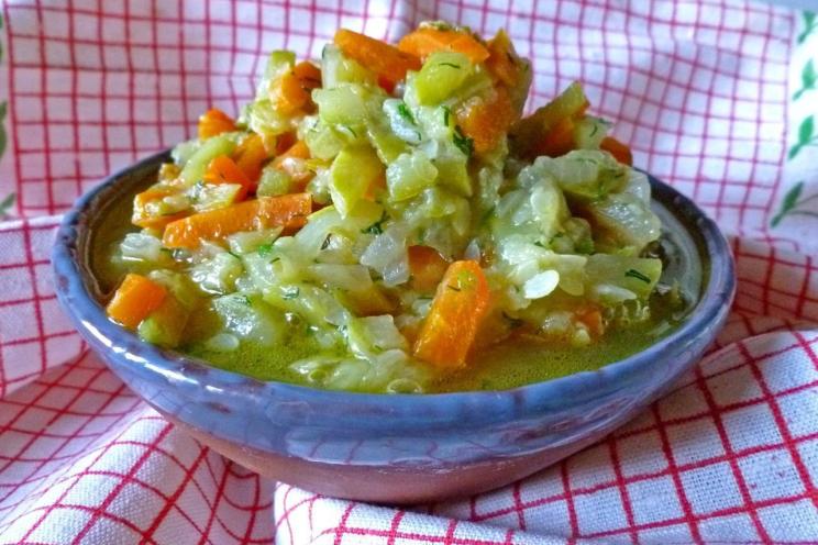 Pan-Stewed Zucchini and Carrots