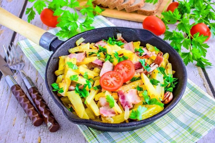 Bacon-Fried Potatoes