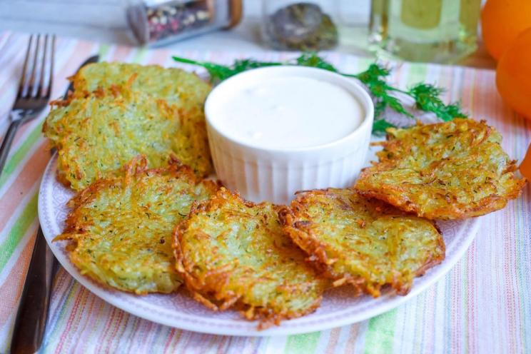 Quick and Easy Eggless Potato Pancakes