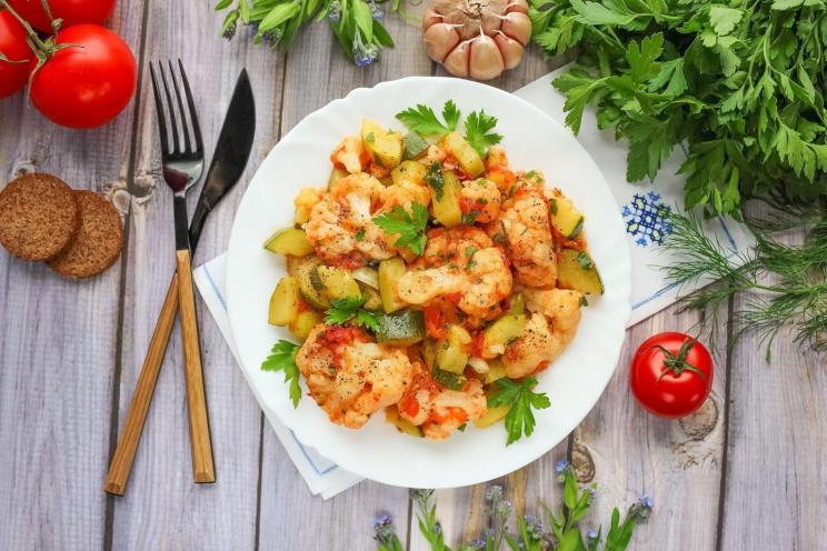 Healthy Cauliflower and Zucchini Delight