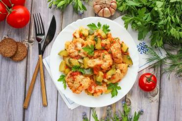 Healthy Cauliflower and Zucchini Delight