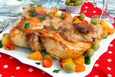 Oven-Baked Chicken Tabaka: Crispy & Tender Delight