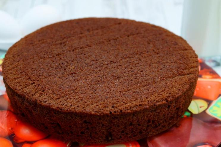 Easy Chocolate Sponge Cake with Kefir
