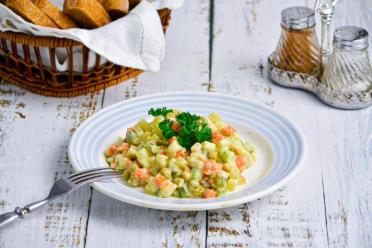 Veggie-Only Olivier Salad