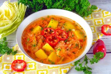 Vegetarian Cabbage Soup