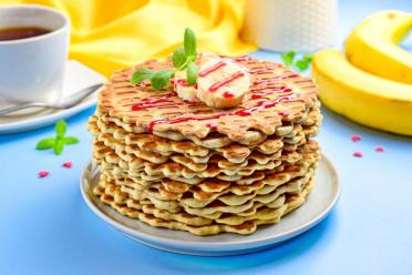 Quick and Delicious Banana Waffles
