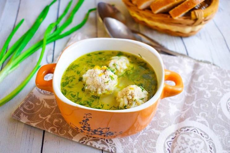 Easy and Quick Meatball Soup for Kids